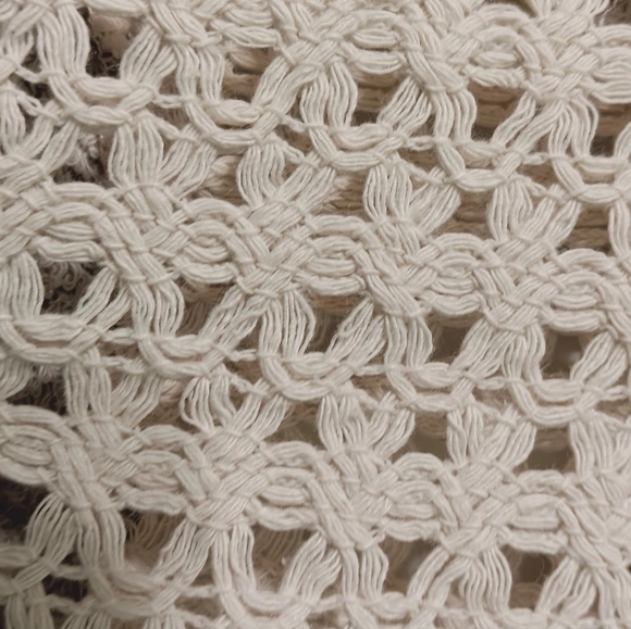 Lucky Lotus Women's Knit and Lace Medium Shirt - Picture 5 of 12